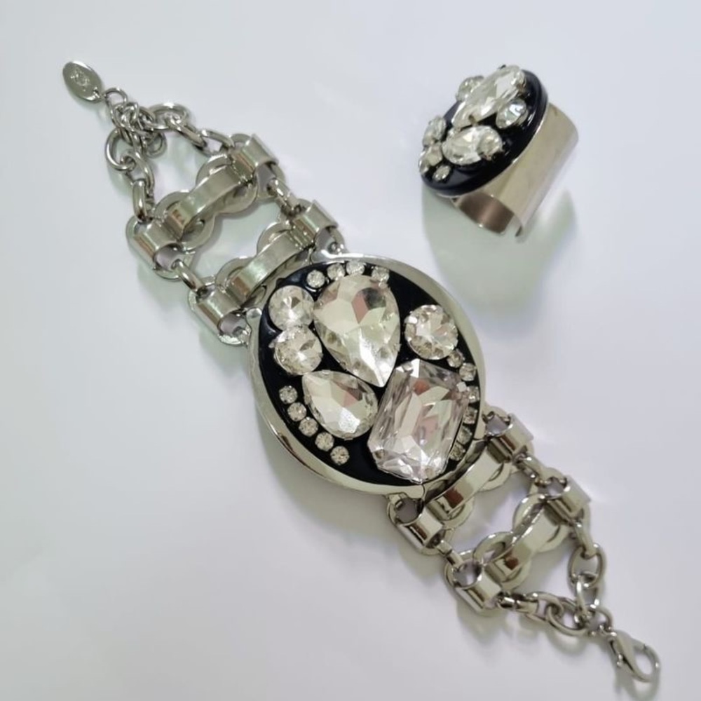 ZARA 2 PIECE JEWEL BRACELET & RING